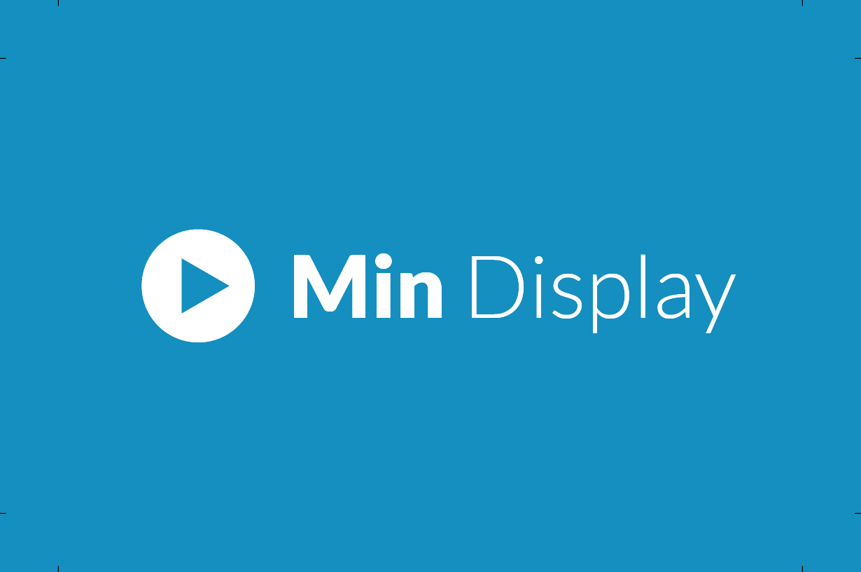 Min Display Business Card Design